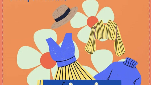 Affiche Braderie des commerçants Saint Remy de Provence