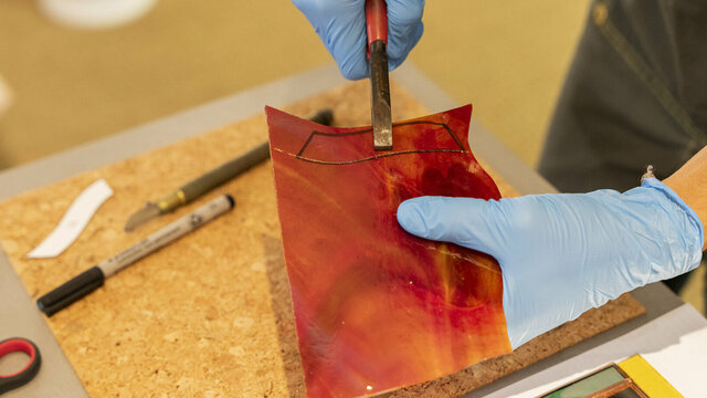 Initiation à l'art du Vitrail "Tiffany" avec Mélanie Cornu