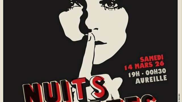 Affiche Les Nuits Secrètes par Kolybree à Aureille 14.03.26