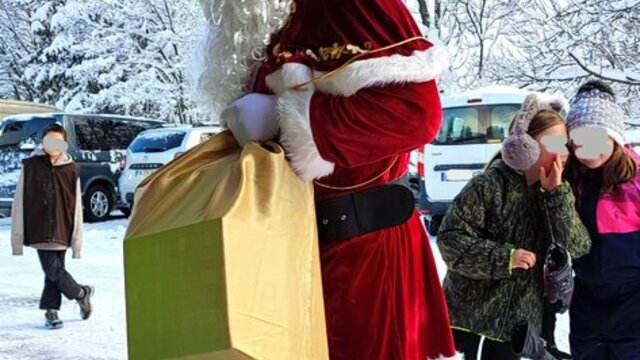 arrivée du Père-Noël