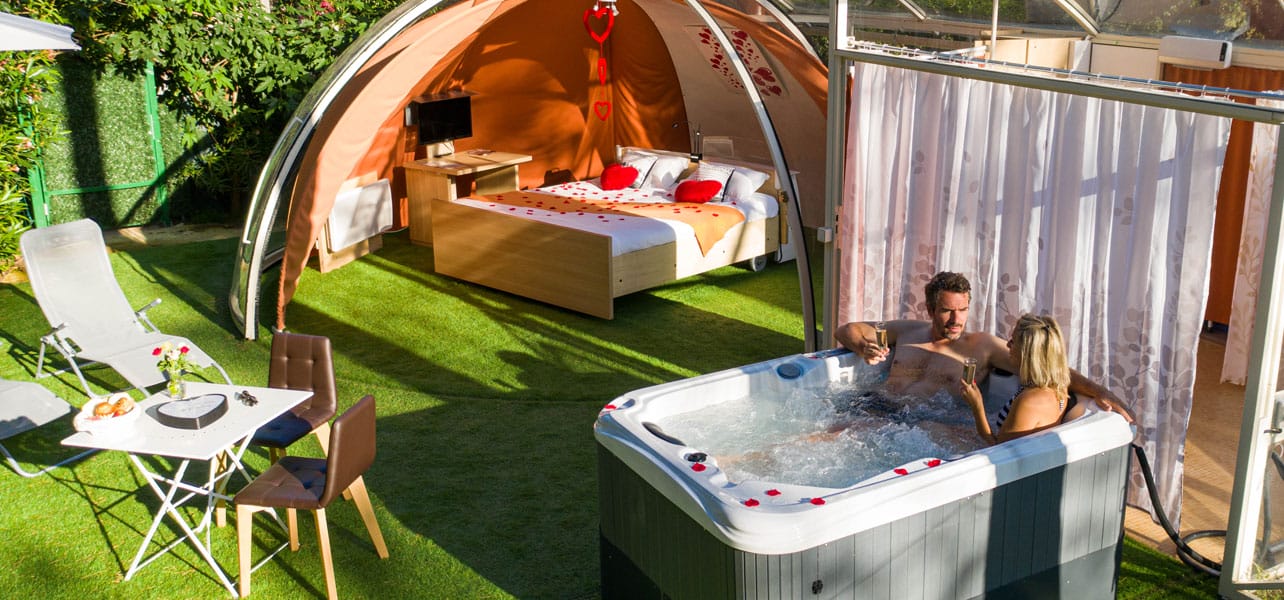 Week-end romantique dans une bulle de verre Var